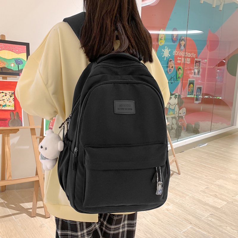 Nova moda feminina senhora de alta capacidade à prova dwaterproof água faculdade mochila na moda meninas portátil sacos escolares bonito menina viagem saco livro