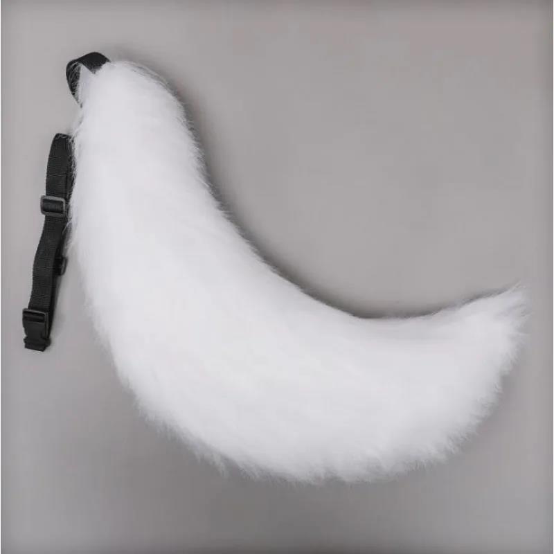 Cos Jewelry Props Fox Tail Wolf Tail Cat Strap Tail Accessories Large Handmade Plush Beast Ears Beast Tail