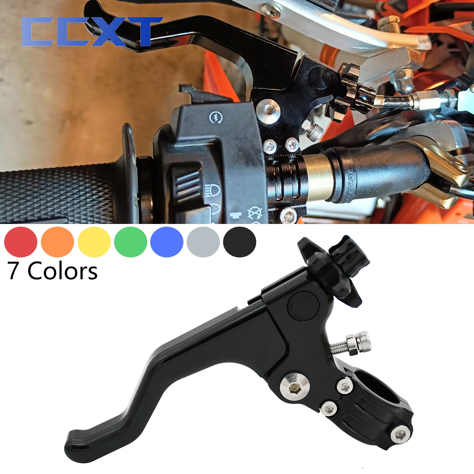 Motorcycle Short Stunt Clutch Lever 7/8" 22mm For Suzuki RM85 RM125 RM250 RMZ250 RMZ450 RMX250R RMX250S DRZ400R DRZ400S DR250R