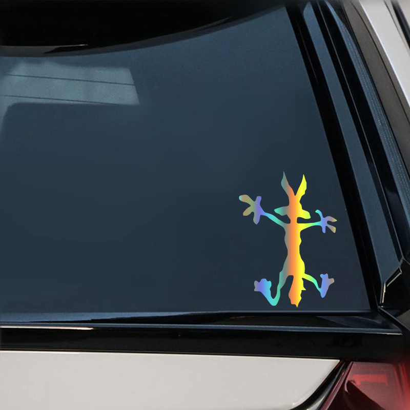 ワイリー E コヨーテ デント修正車デカールステッカー壁に当たるデカール車トラックカースタイリングカーアクセサリー Pegatinas パラコシェ