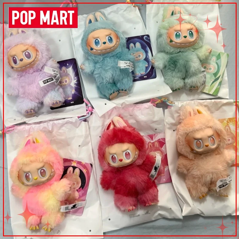 Original Popmart Labubu V1 V2 V3 The Monsters Macaron Have A Seat Big Into Energy Series Blind Box Vinyl Plüschpuppenanhänger