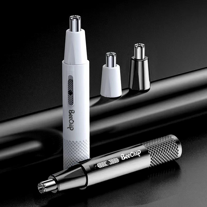 Trymer do włosów w nosie Trymer USB do włosów w nosie i uszach Metalowa golarka elektryczna Trymer do włosów w nosie dla kobiet i mężczyzn