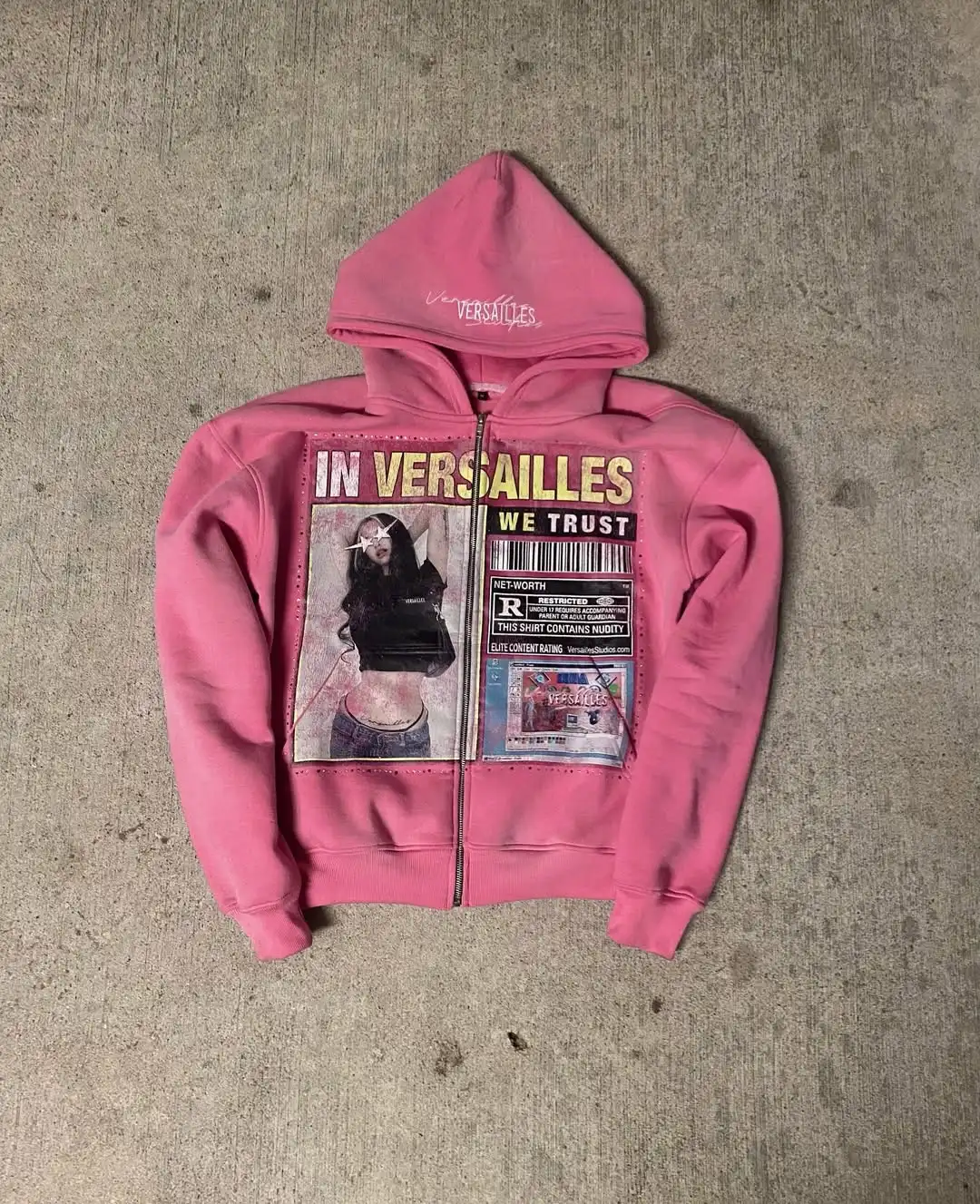 Moda retro impresso padrão hoodie y2k gótico roupas de rua masculino e feminino solto casual roupas esportivas k pop