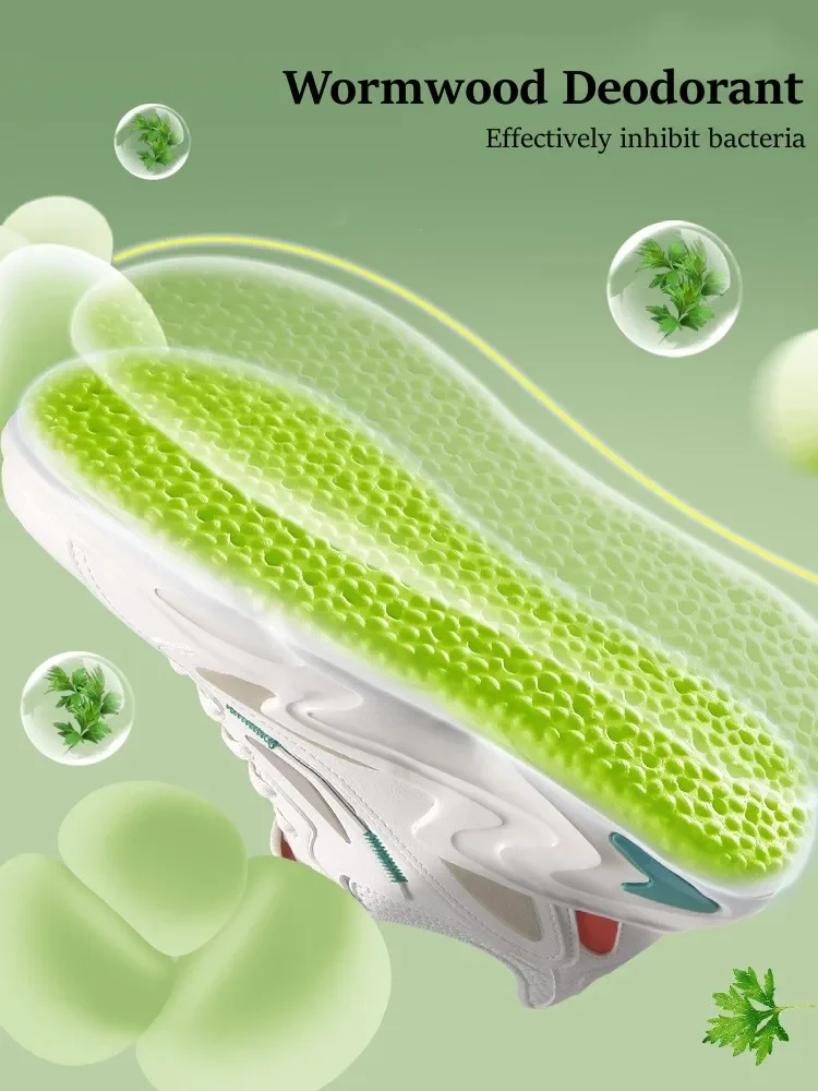 6 pieces Sports Running Insole for Shoes Soft Shock-Absorbing Arch Support Plantar Fasciitis Template Insoles for Feet Shoe Sole