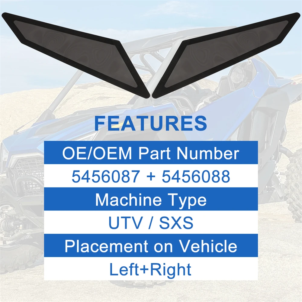 Воздухозаборный фильтр для Polaris RZR PRO XP 4 R 2022 2023 5456087 5456088, внешний левый и правый воздухозаборный экран, воздухозаборный фильтр