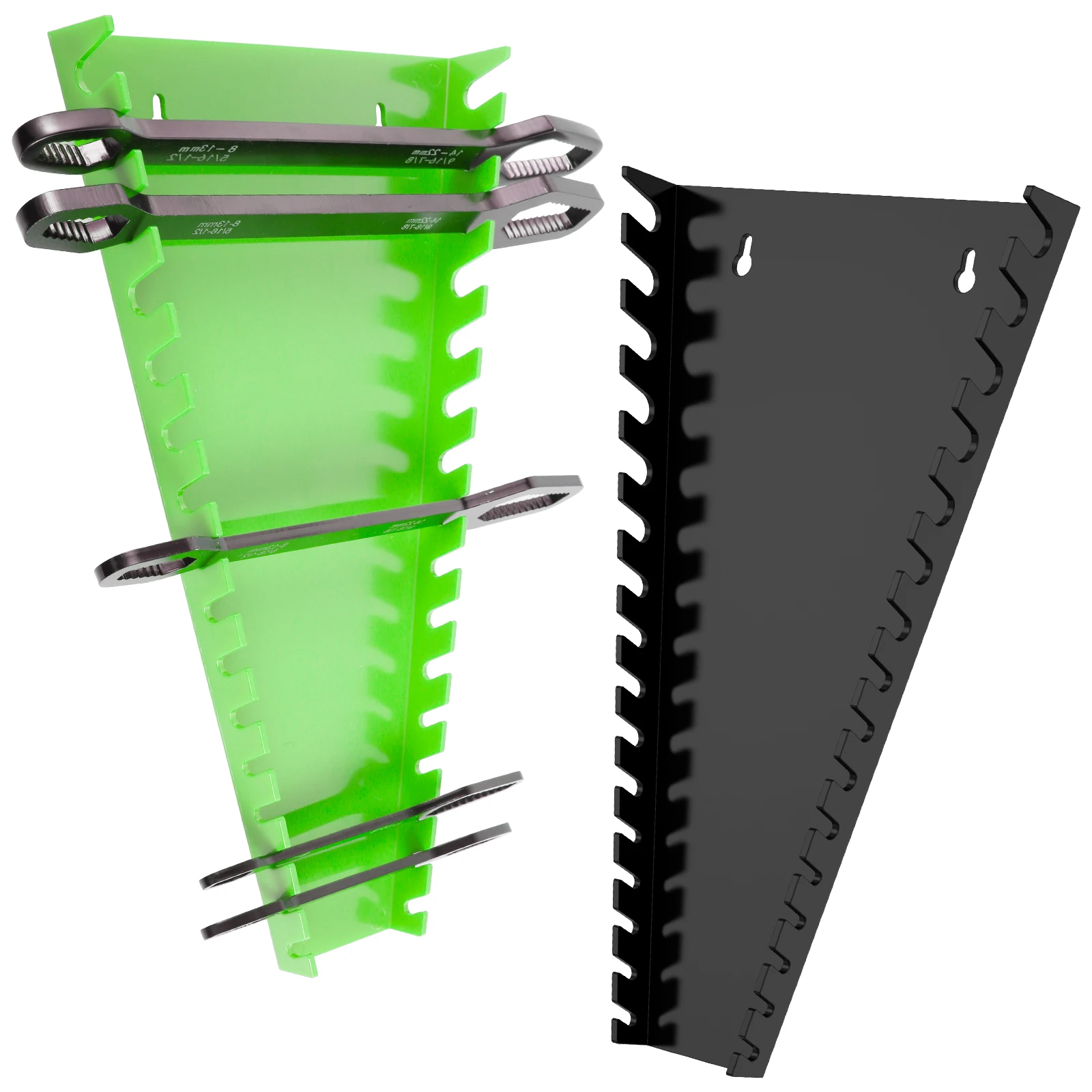 2 pçs chave organizador rack de armazenamento chave de plástico ferramentas suportes chave titular chaves keeper para 5mm a 27mm chave