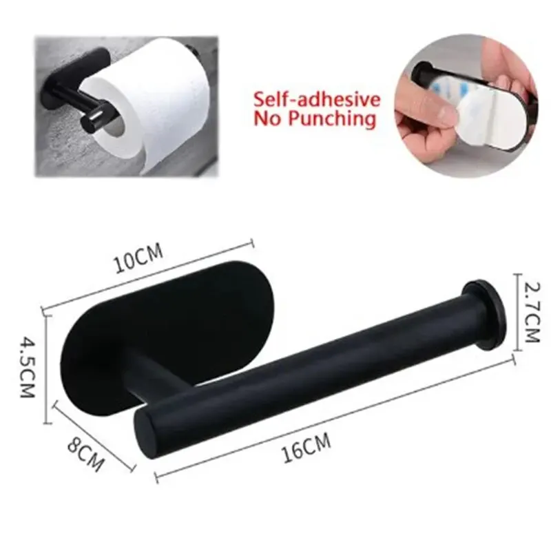 1 pz in acciaio inox tovagliolo di carta Punch cucina ristorante portatovaglioli bagno porta carta igienica Ba Roll Holder
