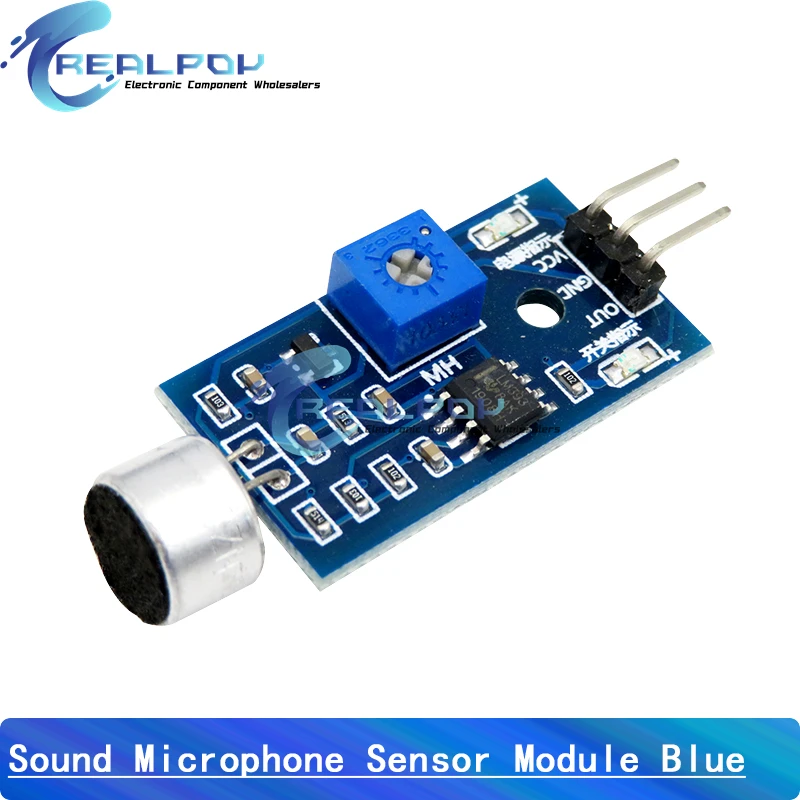 Sound sensor module sound control sensor MAX4466 MAX9814 switch detection whistle switch microphone amplifier For Arduino KY-037