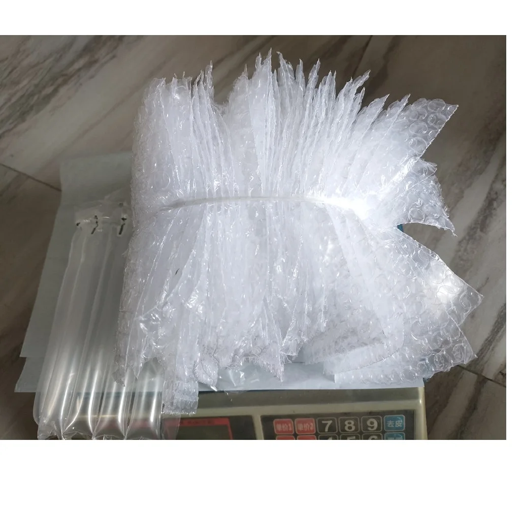 50 個 13 × 15 センチメートルプラスチックラップ封筒白バブル包装袋 PE クリア耐衝撃包装袋二重フィルムバブルバッグ