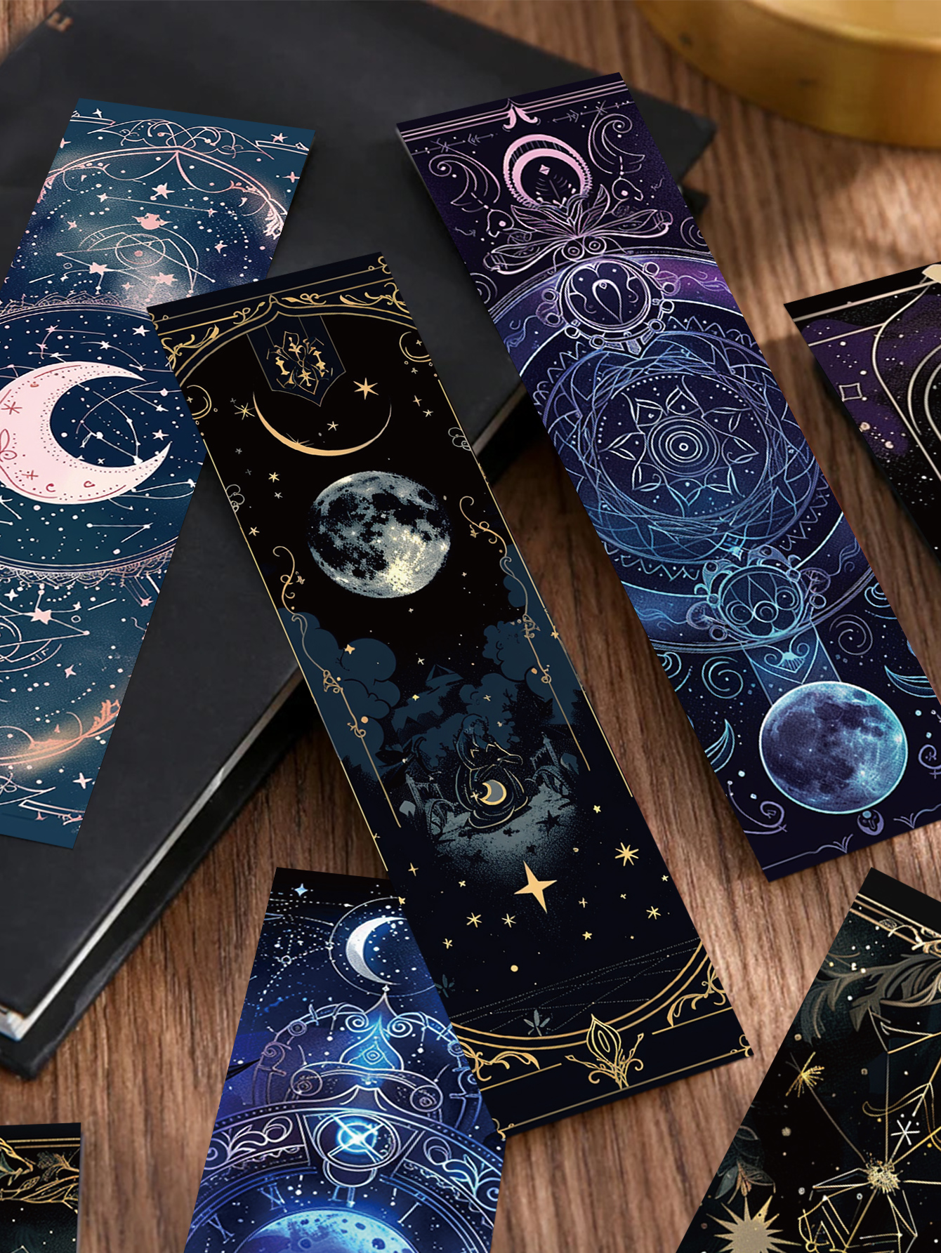 30pcs Baroque bookmarks Reading pages Book annotated notebooks Paper cards Cosmic decoration Creative Student Gift stationery