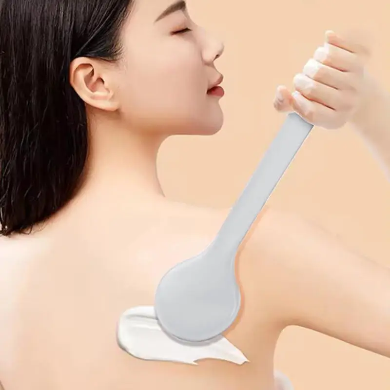 Applicateur de pommade de protection solaire multifonction, 1 pièce, nettoyeur de corps à Long manche, brosse de douche, applicateur de protection solaire pour le dos