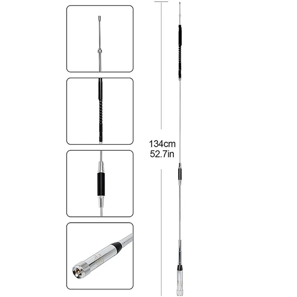 Quad-Band-HF/VHF/UHF-Antenne für TYT-Radios, Power-Up mit PL259-Anschluss!