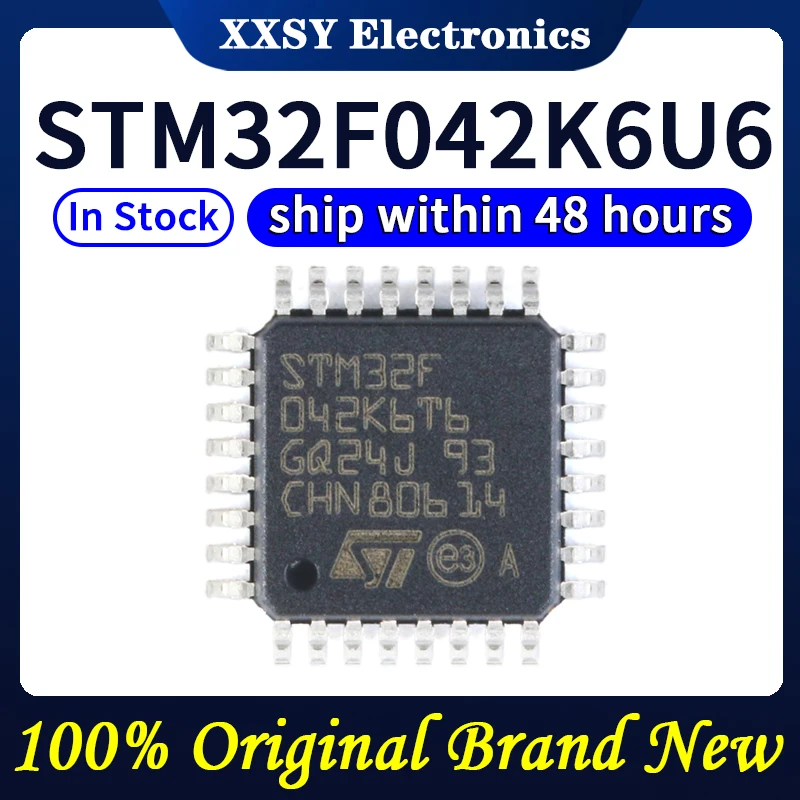 STM32F042F6P6 STM32F042F4P6 STM32F042K6T6 STM32F042K6U6 STM32F042C6T6 STM32F042C6U6 STM32F042G6U6 Disponibile 100% originale e nuovo