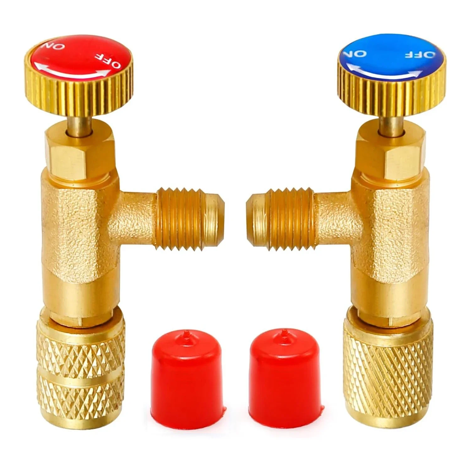 Ar Condicionado Refrigerant Safety Valve, Refrigeration Charging, Liquid Adapter, Hand Tool Parts, R410A, R22, 1/4 ", 5/16"