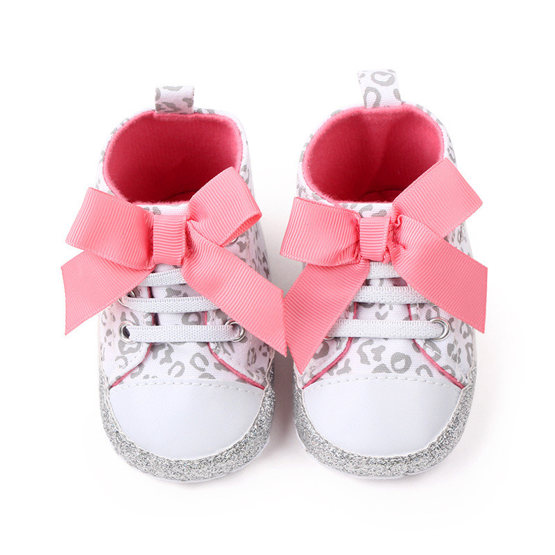 Thời Trang 2022 Cho Bé Mềm Dễ Thương Da Báo Trẻ Sơ Sinh Đế Mềm Cũi Giày Tập Đi Đầu Tiên Xe Tập Đi Bé Trai Bé Gái Giày Giày