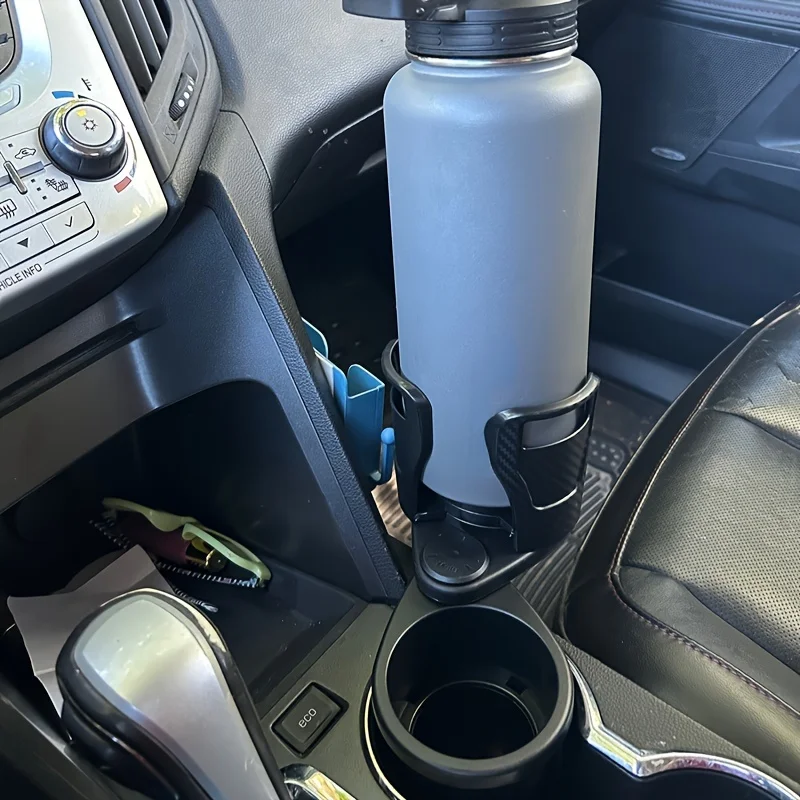 Expansor de suporte de copo de carro para adaptador ajustável multifuncional duplo com organizador de aromaterapia de telefone