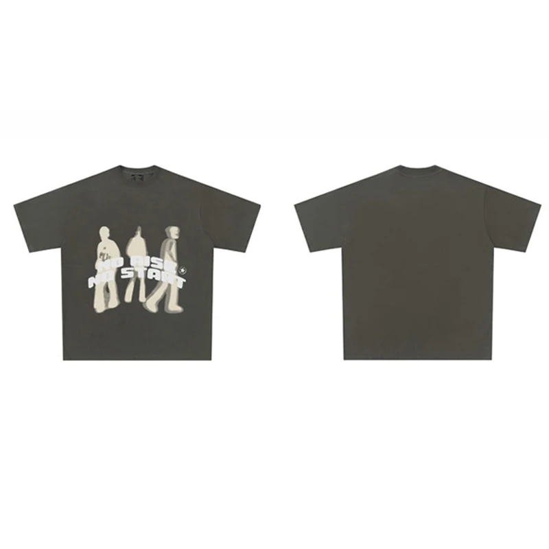 特大 Tシャツ男性速乾性ヒップホップ Tシャツヴィンテージ 90 年代ストリートアニメ原宿ファッション半袖トップゴシック服