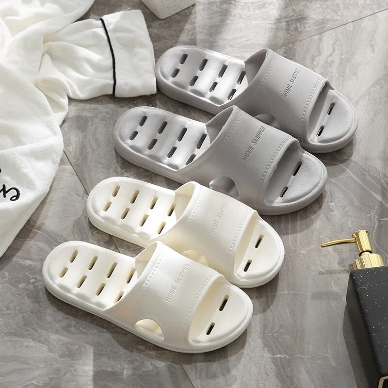 Feslishoet-Pantoufles de douche coordonnantes pour hommes et femmes, pantoufles de maison, poinçonnage, séchage rapide, doux, astronomique