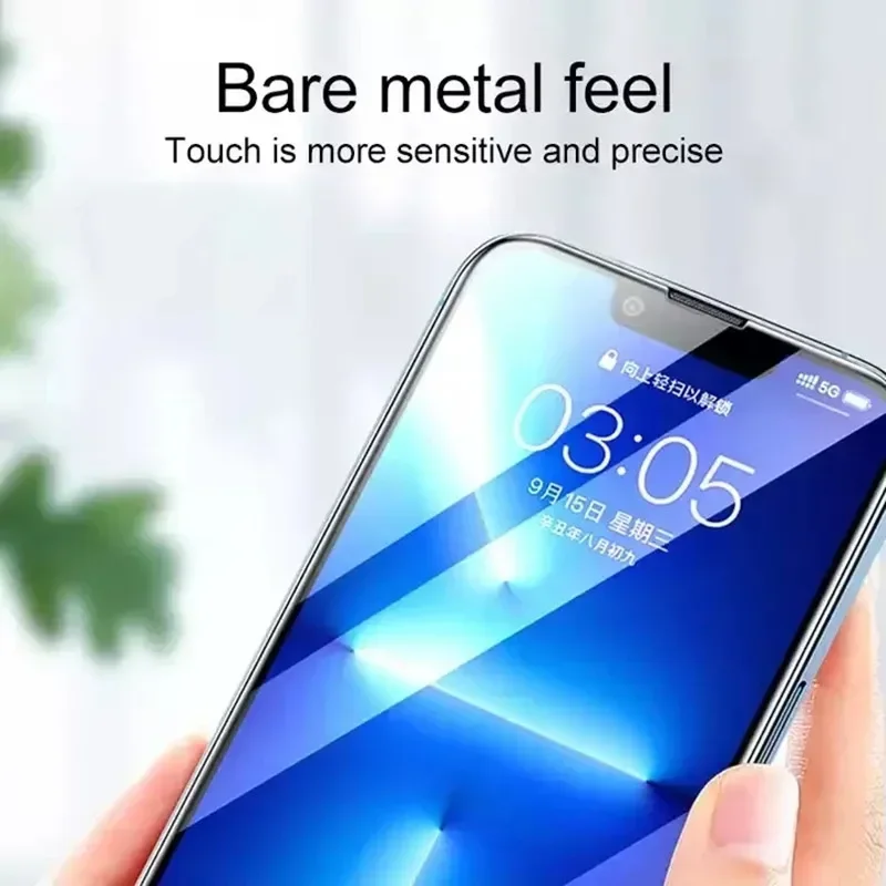 1-5PCS 9D Full Cover Tempered Glass For iPhone 11 12 13 14 15 16 Pro Max 16E Screen Protector For iPhone 13 Mini XR X XS MAX