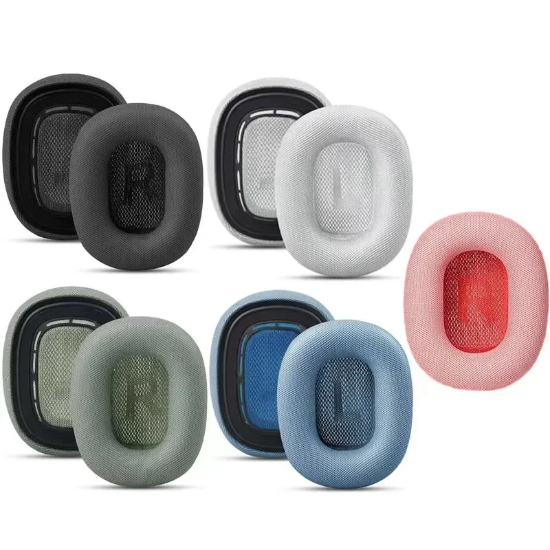Almohadillas de repuesto de Material de tela de malla Original para auriculares AirPods Max, almohada de orejeras de atracción magnética