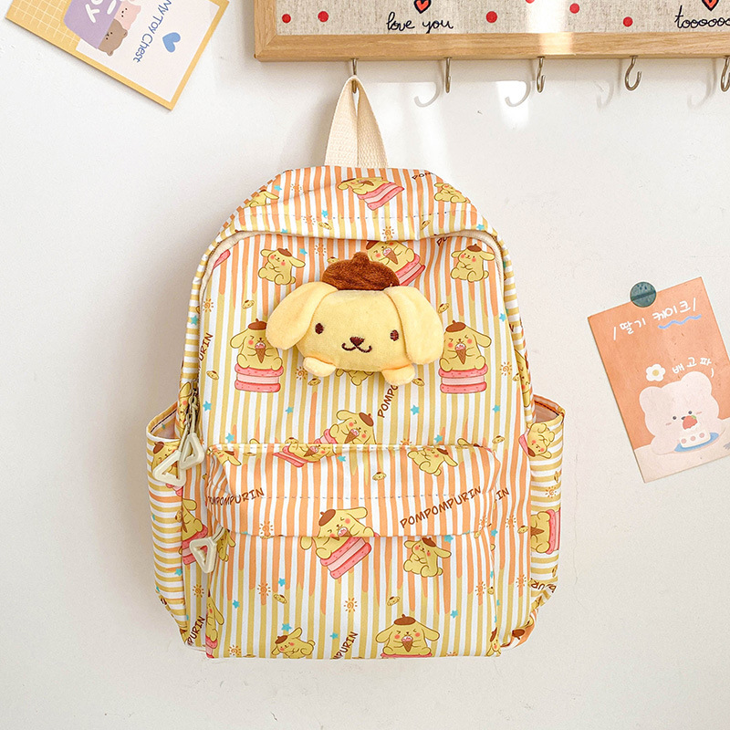 Sanrio Hello Kitty Kuromi Cinnamoroll Nowa moda dziecięca tornister śliczny plecak dla dzieci o dużej pojemności torba studencka