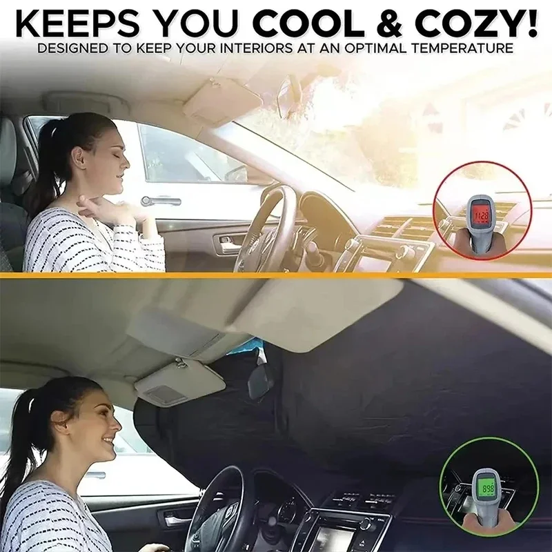 Auto Windschutz scheibe Sonnenschutz UV-Blockierung faltbare Auto Frontscheibe Sonnenschutz abdeckung Wärme isolierung Sonnenschutz x 70cm