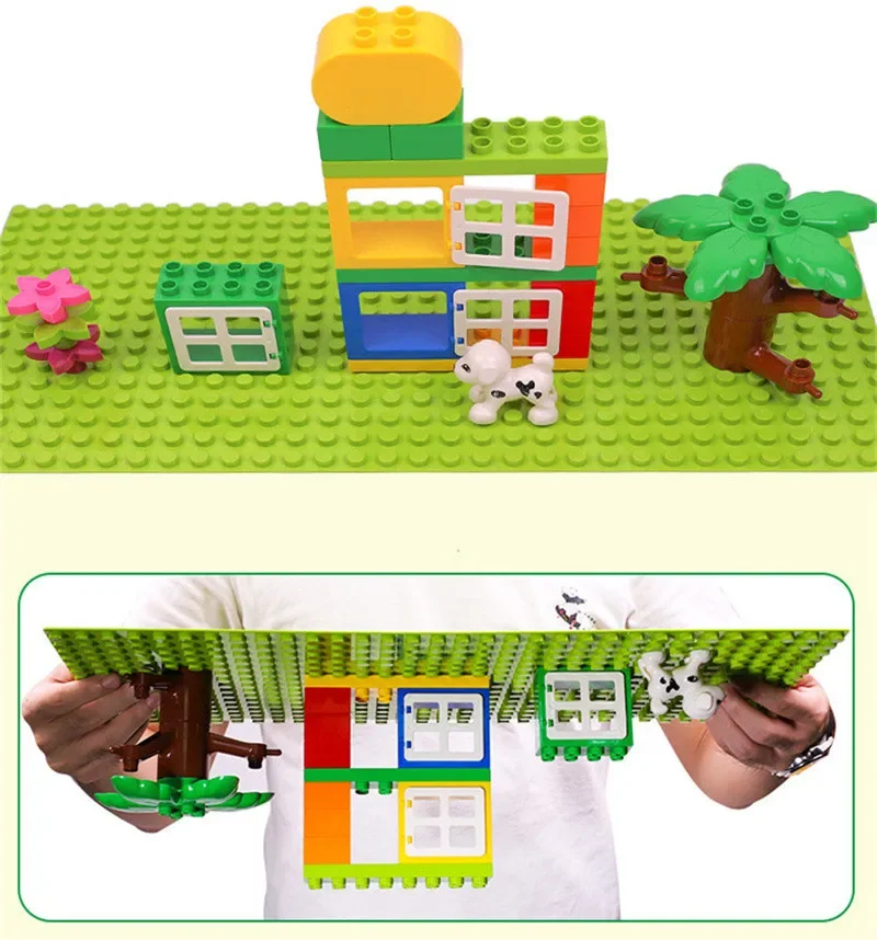 16x32 Baseplate DIY Assembled Building Blocks Baseplate 16*32 Classic Building Blocks Base Board Single Double-sided Base Plate