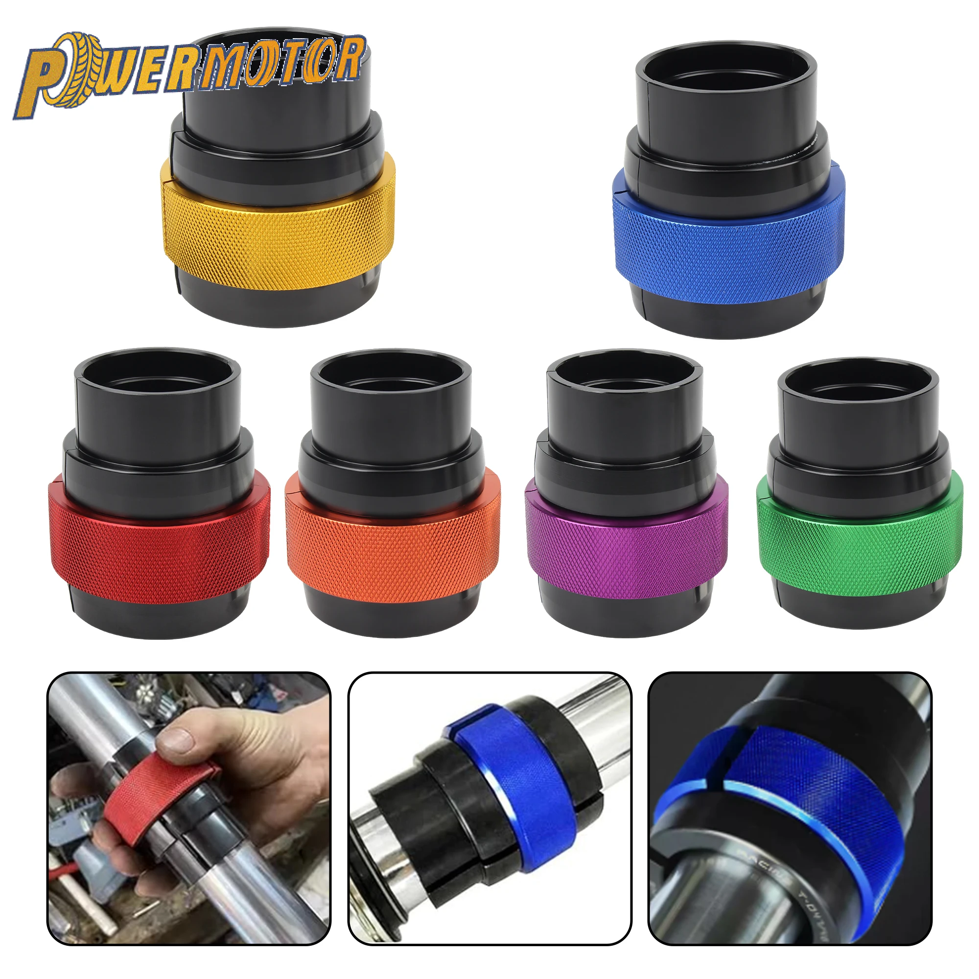 Universele CNC 38-50 MM Motorfiets Voorvork Oliekeerringen Driver Tool Oliekeerringen Sleutel Aluminium Voor KTM Husqvarna Yamaha Honda Suzuki