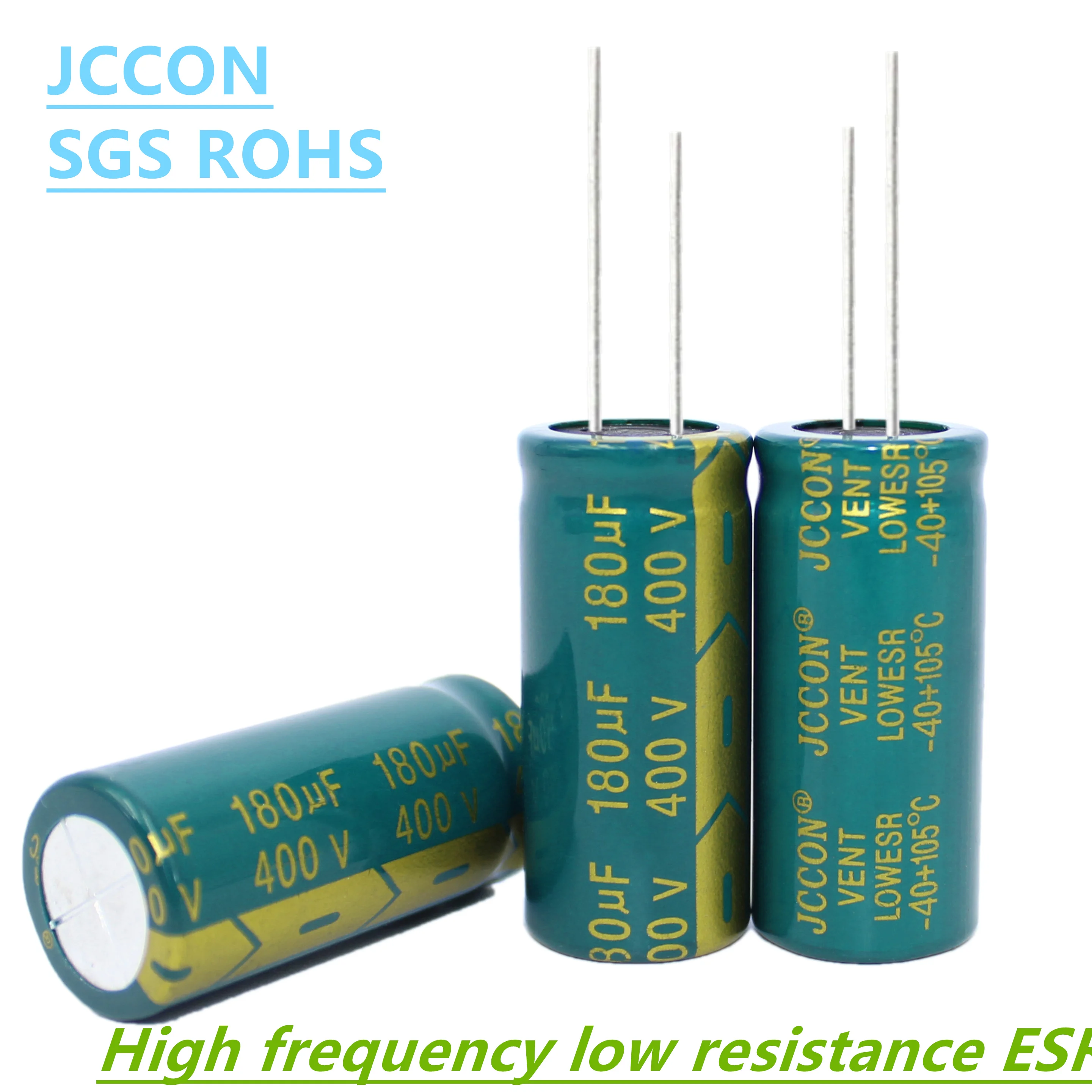400v 2.2uf 4.7uf 6.8uf 10uf 15uf 22uf 33uf 47uf 68uf 82uf 100uf 120uf 150uf 180uf 220uf JCCON Aluminum Electrolytic Capacitor