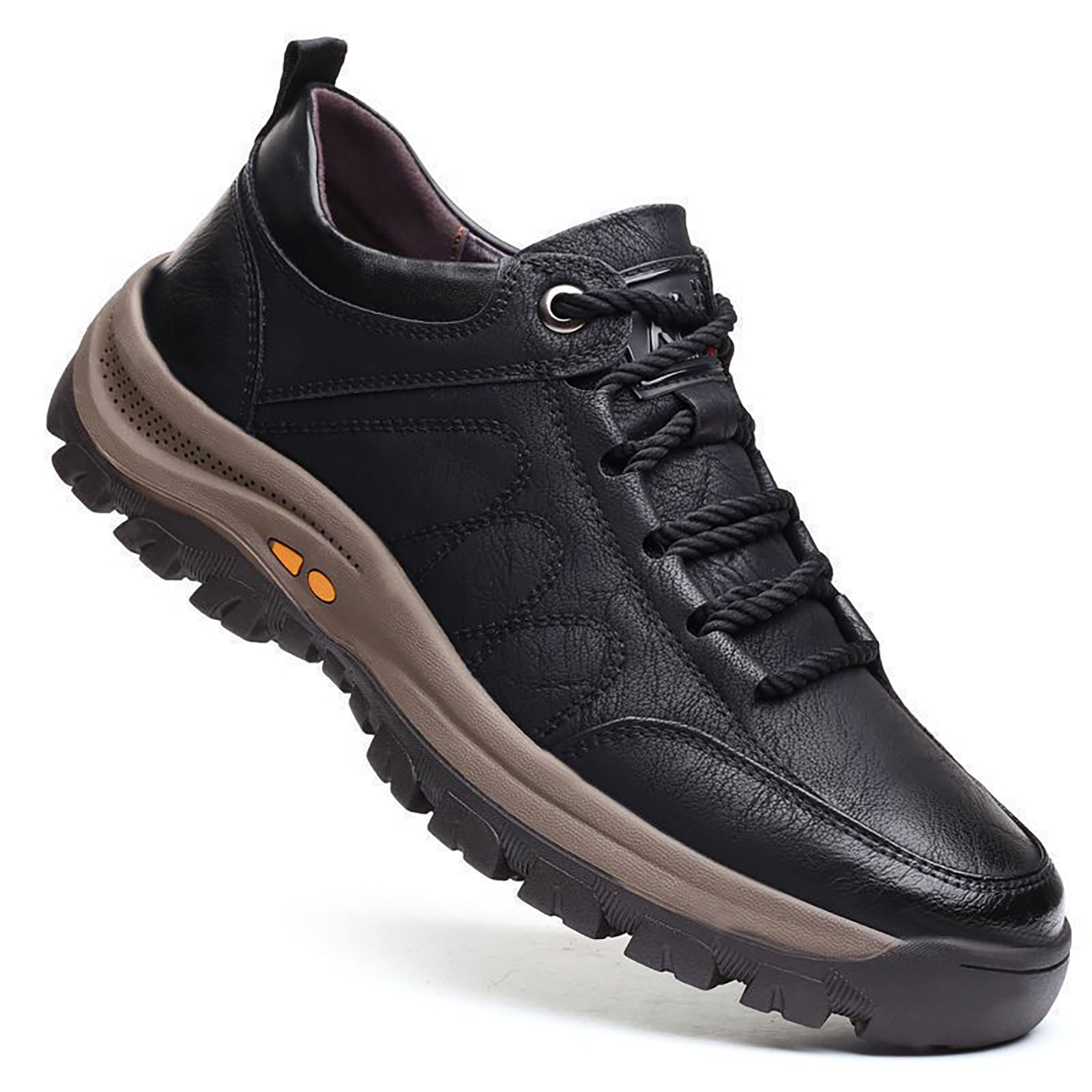 Herren Schnürschuhe Wanderschuhe tragen widerstands fähige leichte Lederschuhe für Bergsteiger camping
