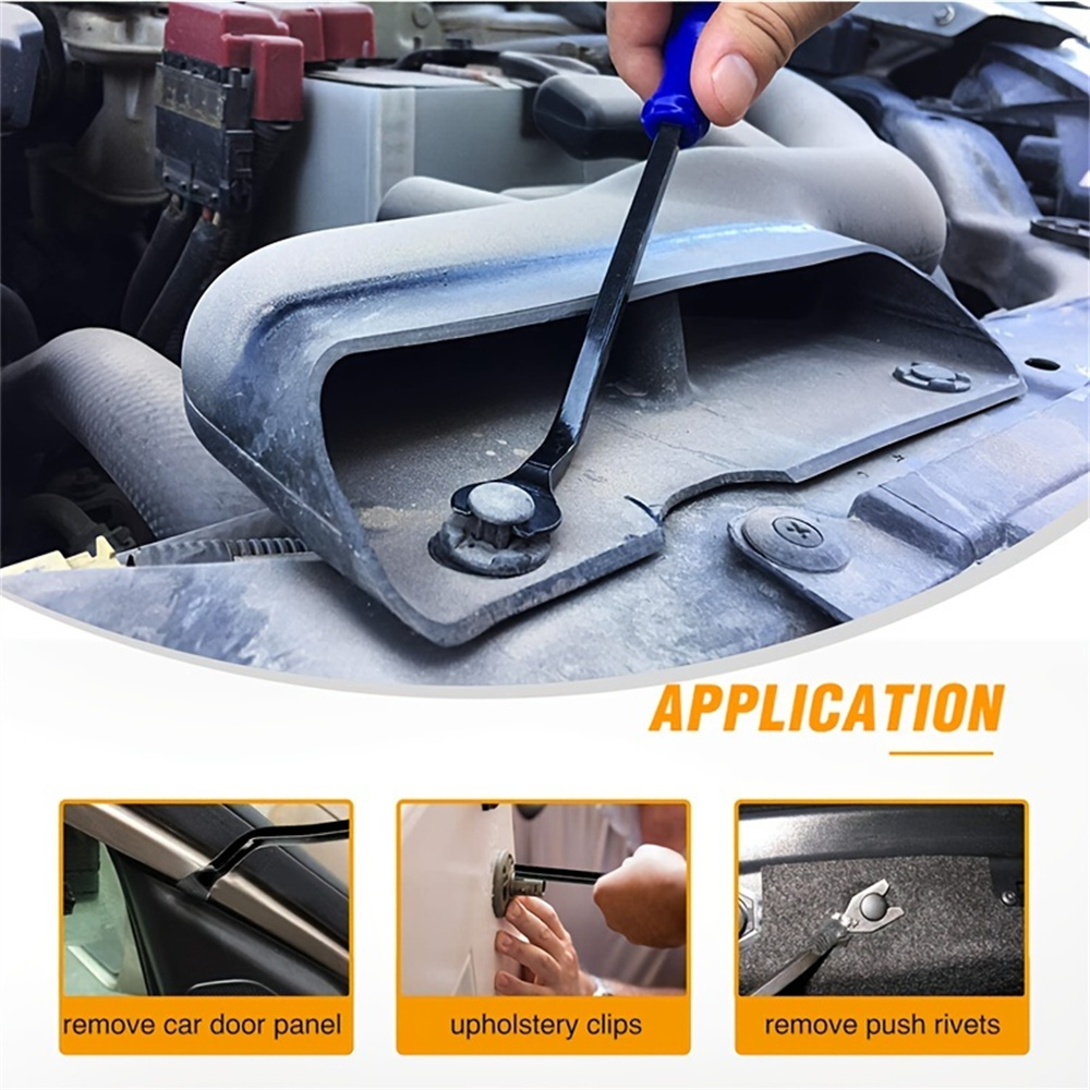 5PC ตัดและถอดเครื่องมือชุดสกัดประตูรถแผง Scratch ฟรี LEVER Kit, และแผงเสียง Disassembly