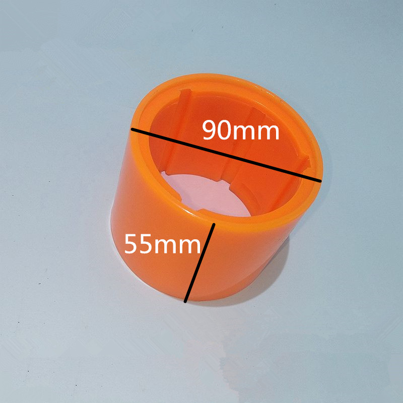 สีดำสีส้ม70มม.90มม.สเก็ตบอร์ดไฟฟ้ามอเตอร์ยาง PU ผิวแยกถอดเปลี่ยนสเก็ตอุปกรณ์เสริม