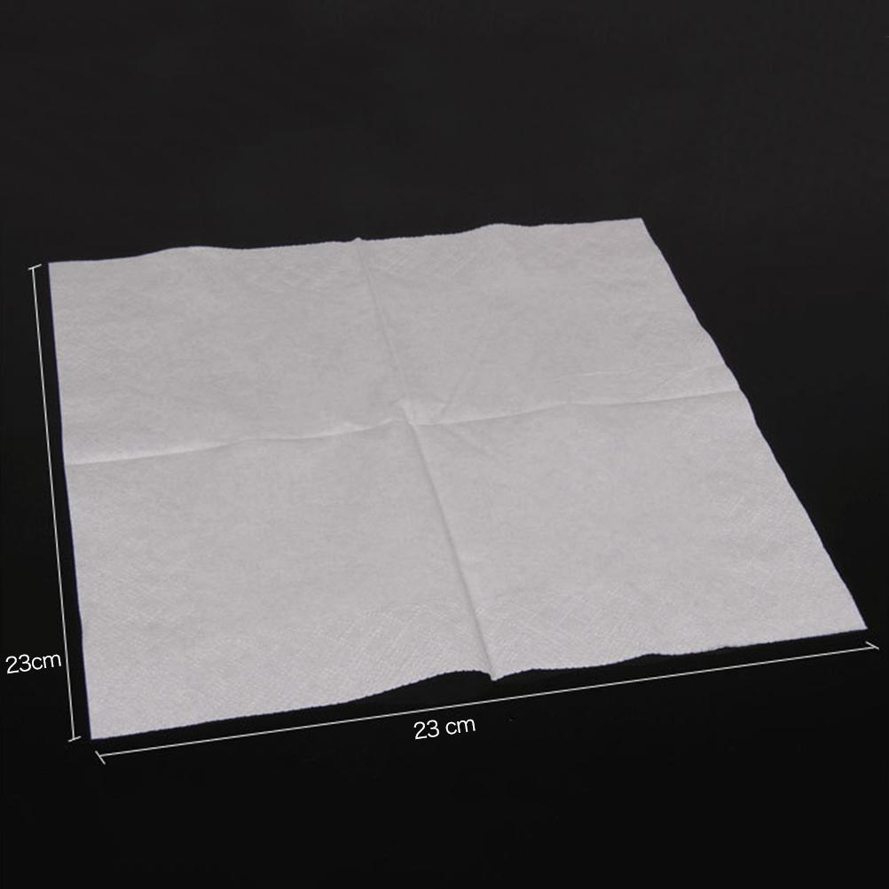 300 Sheets 2-Ply Napkin Dinner Napkins for Restaurant Paper Towel Square Tissue White Linen Vintage Wedding