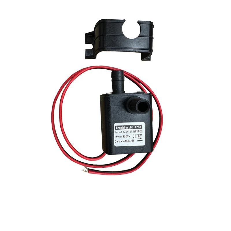 4,8 W 5,8 W 240 l/h leise Aquariumpumpe DC 12 V 24 V Solar bürstenloser Motor Pool Umwälzpumpe Wasserpumpe