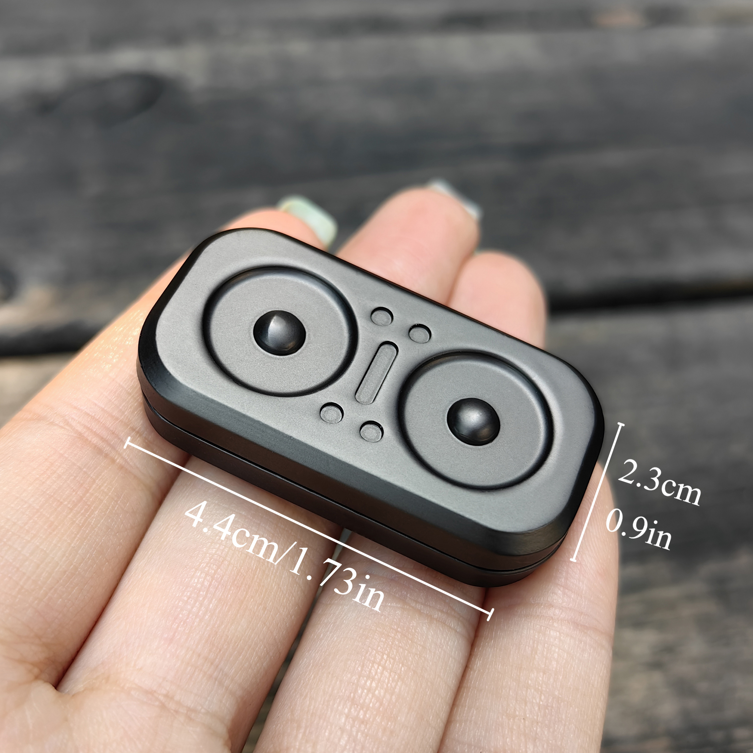 Eule Push Slider Fidget Slider Spielzeug Erwachsene Metall Fidget Spielzeug Finger Push Spin Münzen Dekompression Spielzeug EDC Gear Haptic Slider Geschenk