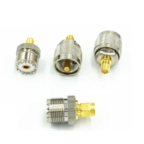 1 Uds UHF-SMA adaptador SMA a UHF PL259 SO239 enchufe macho y conector hembra conectores adaptador Coaxial RF