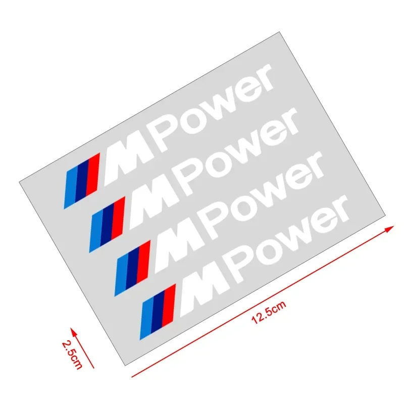 4 unid/set pegatina de puerta de coche cubierta resistente a arañazos pegatinas de manija de coche emblema para BMW M M3 M4 M5 X1 X5 X3 X7 X6 rendimiento