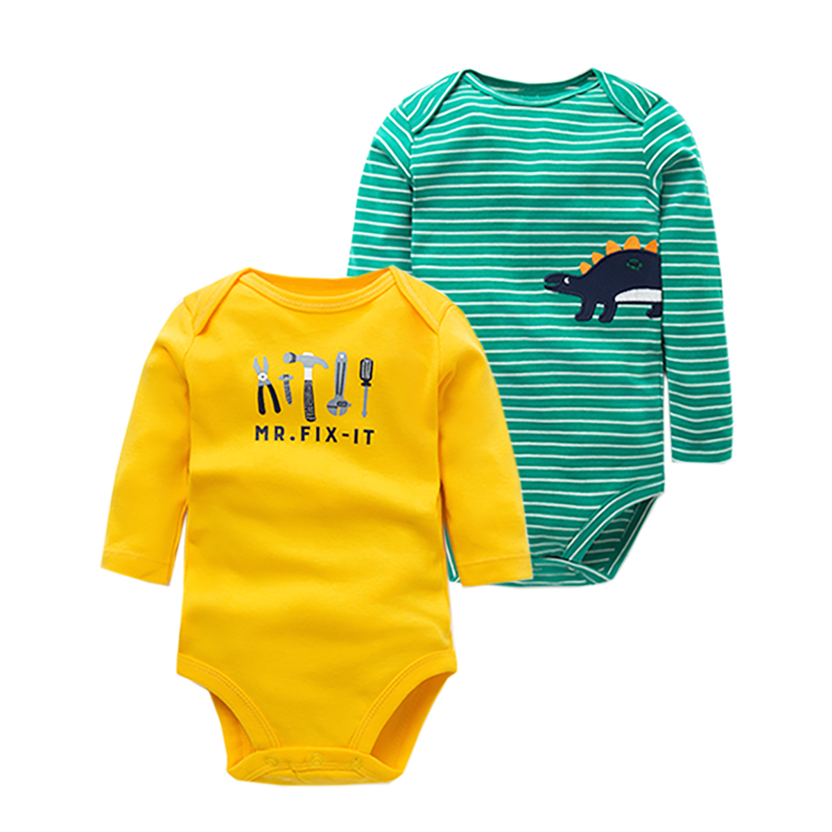 2024 nova moda recém-nascido dos desenhos animados manga longa bebê menino bodysuits macio 100% algodão roupas de bebê conjunto macacão infantil