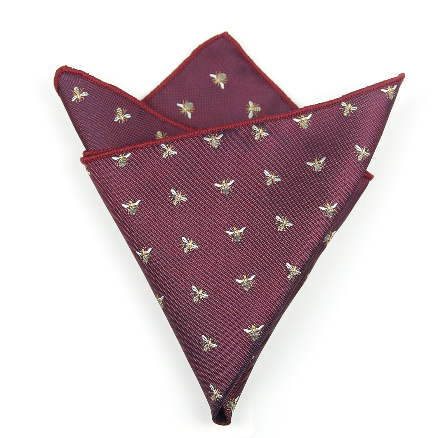 ผ้าเช็ดหน้าลายทางลายกระเป๋าผ้าขนหนูเล็กใยโพลีเอสเตอร์23ซม. สำหรับผู้ชายผ้าเช็ดหน้าลายทางสีน้ำเงินเข้มสีแดงเข้ม