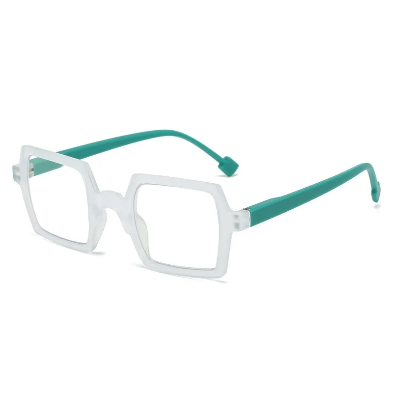 2024 Trending New Sqaure Reading Glasses Frame Women Men Computer Eyeglasses Unisex Retro Presbyopia Eyewear 0+1.0+1.5+4.0