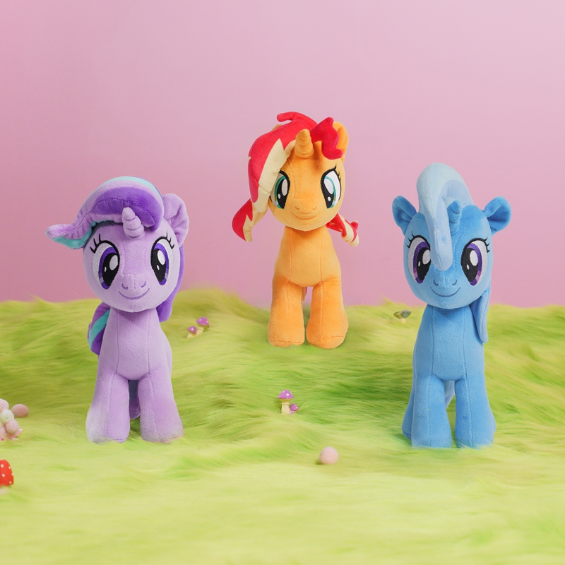 Original My Little Pony Plüschtier Dash Apple Jack Rarity Anime Stoffpuppen Fluttershy Pinkie Pie Plüschtiere Hobbys Kindergeschenke