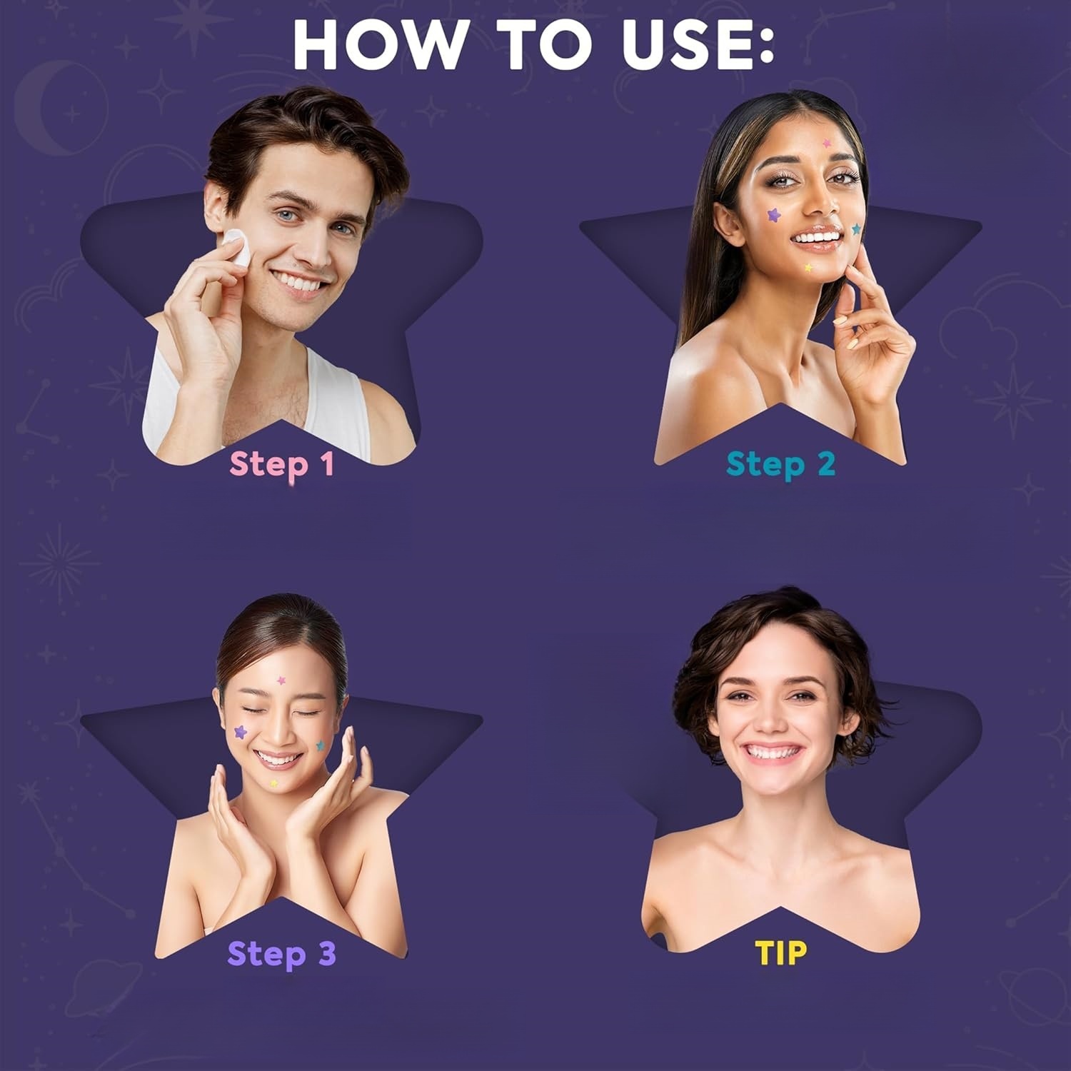 1400 pièces de patchs d'acné étoiles multicolores, patchs de boutons, patchs d'acné du visage, patchs correcteurs d'acné, Ultra-fins