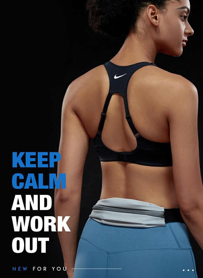 Riñonera deportiva invisible, cinturón para teléfono móvil, riñonera para correr a la moda, cinturón ultraligero impermeable