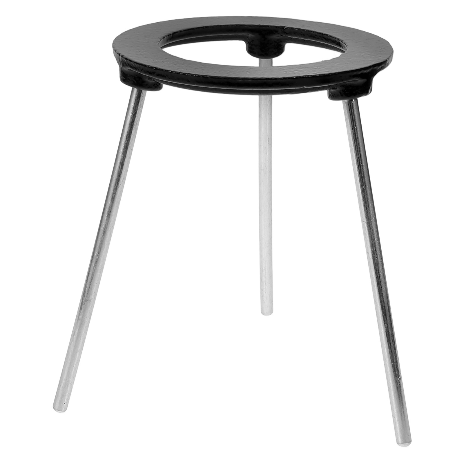 2-teiliger abnehmbarer Stativständer aus Gusseisen, Alkohollampenhalter, Laborausrüstung, Chemie-Experimentzubehör, Labormöbel