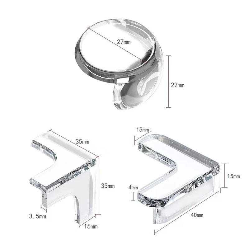 Upgraded Corner Protector Baby Safety Silicone Corner Guards and Edges Widened Thickened Furniture Table Corner Protector