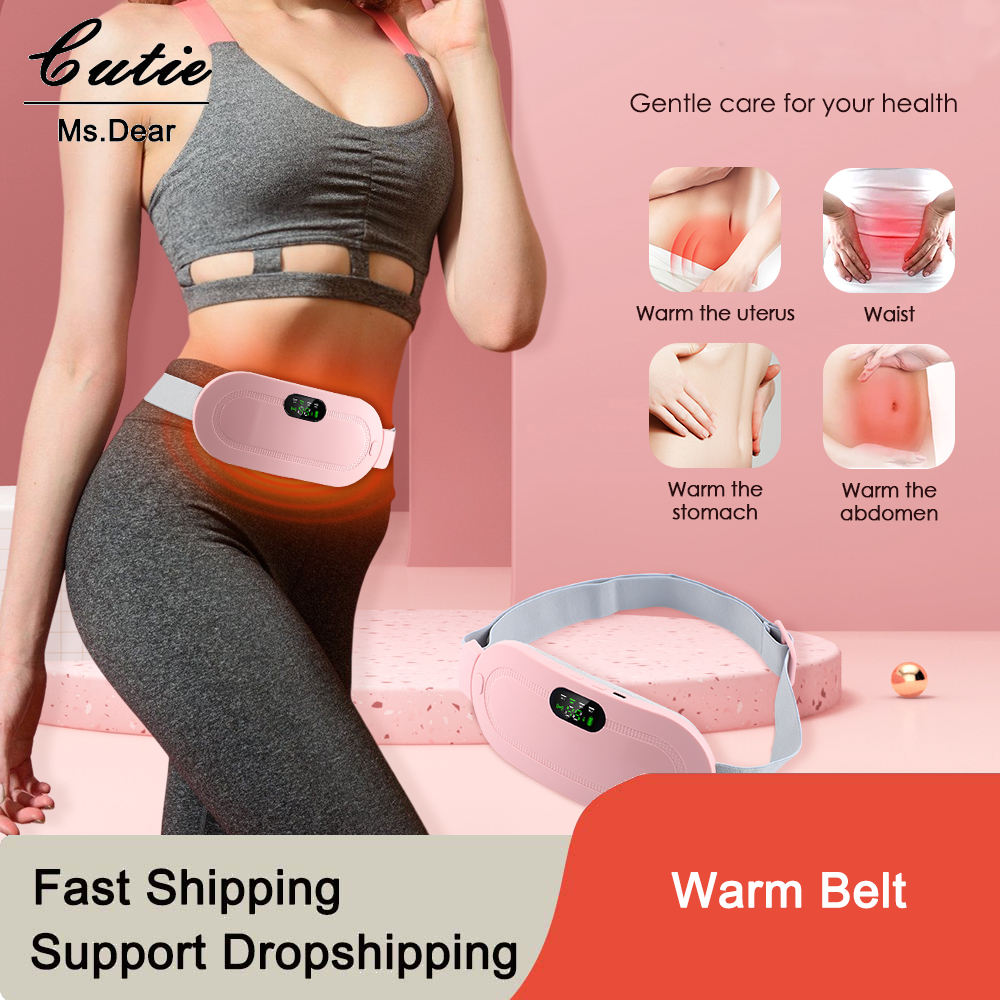 Массажный теплый дворец-пояс с подогревом, горячий компрессионный вибрационный пояс, живот, талия, желудок, согревающий обезболивающий нагревательный массажный прибор