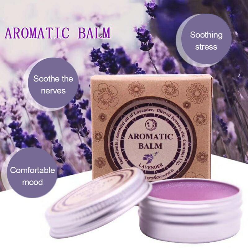 Bálsamo aromático de lavanda, aceite esencial de plantas naturales, crema de ayuda para dormir durante la noche, alivia el estrés, relaja la ansiedad, mejora el sueño, 1-5 cajas