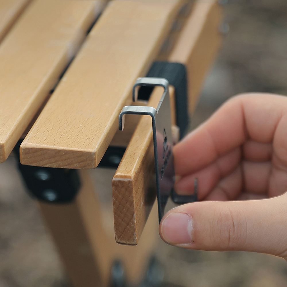 Crochet de réservoir de gaz suspendu, crochet de Tables de Camping, crochet de suspension de réservoir de cuisinière en acier inoxydable, Table de Camping en plein air, organisateur de réservoir de cuisinière à gaz