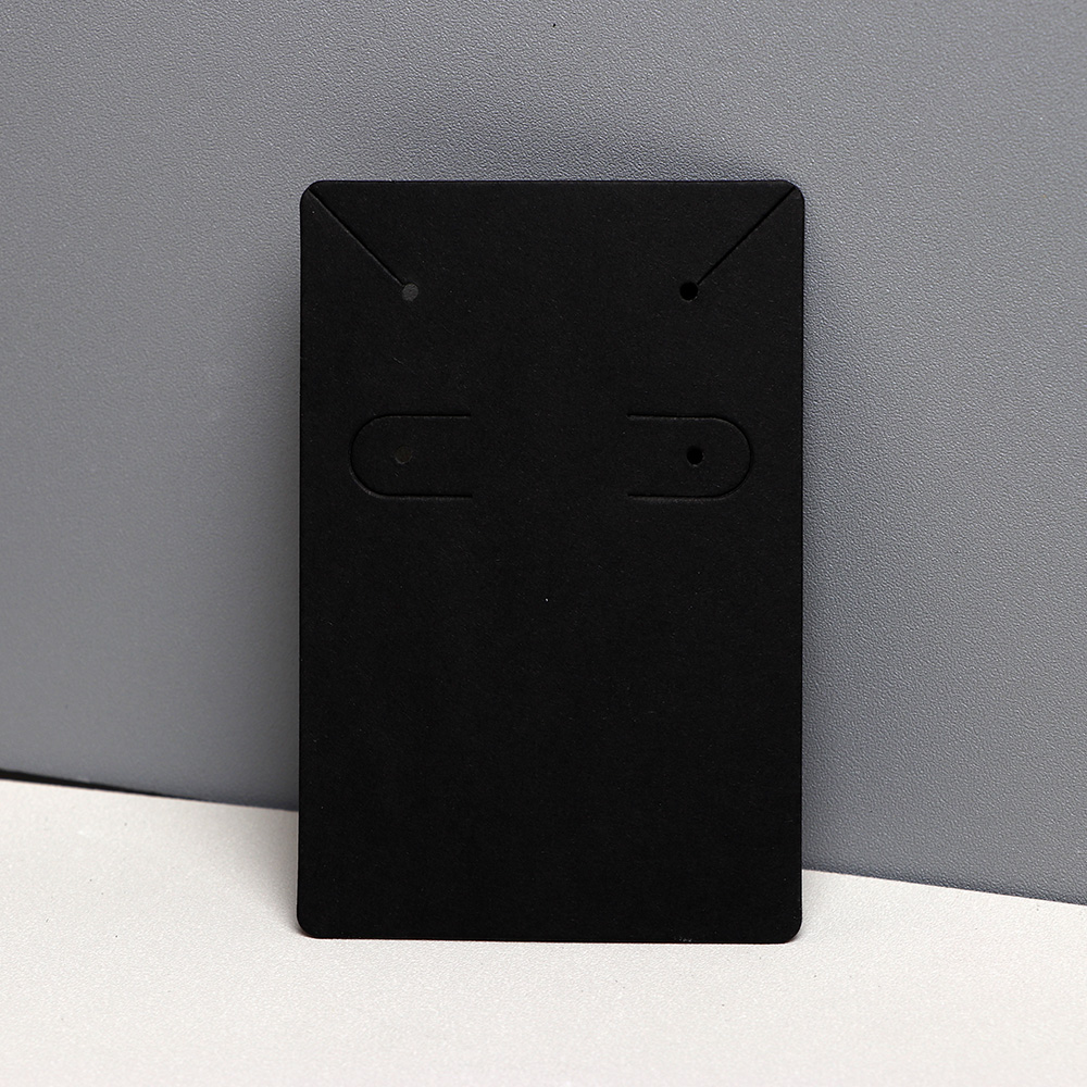 50 шт. 6X9 см белый черный держатель для ожерелья карты для серьги-кольца пустой дисплей картон DIY ювелирные пакеты оптовая продажа поставки