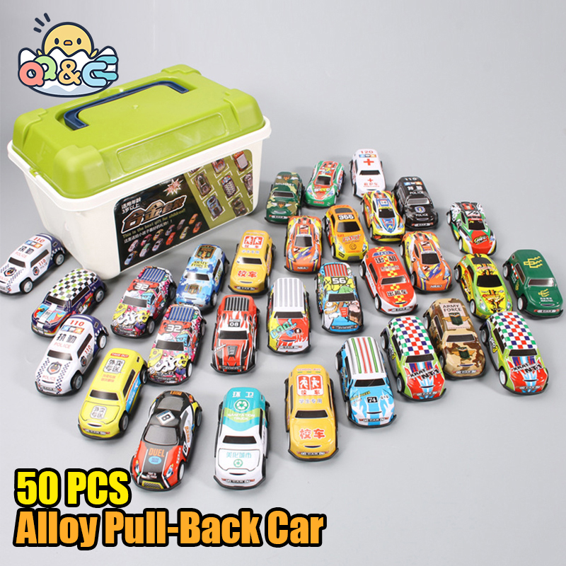 20-50 pçs/set mini carro conjunto inércia puxar para trás carros para meninos modelo de veículo plástico coleção brinquedos presente aniversário para crianças criança